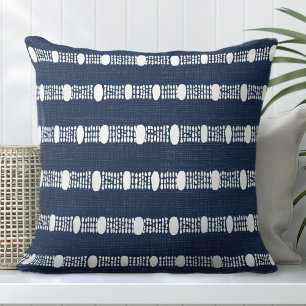 Navy Decorative Throw Pillow