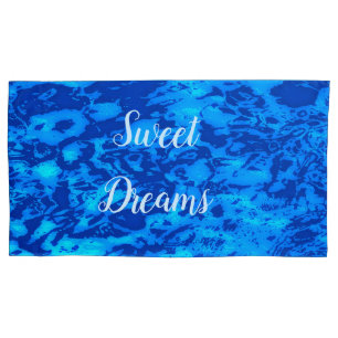 Navy Deep Customise Fresh Ocean Water Pillowcase