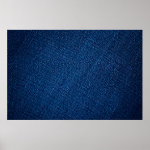 Navy denim jeans texture poster