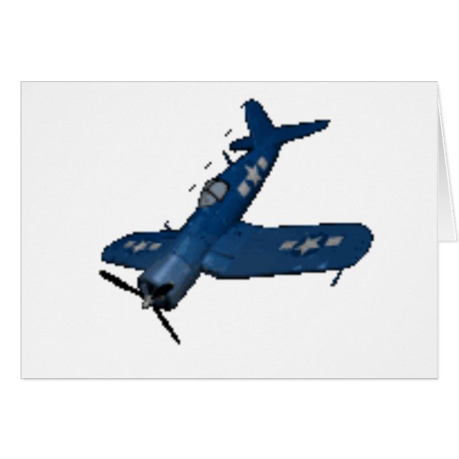 NAVY f4u corsair diving (Front Horizontal)
