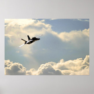 Navy F-18 Poster