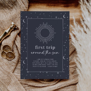 Navy First Trip Around The Sun Invitation