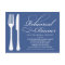 NAVY FLATWARE | REHEARSAL DINNER INVITE
