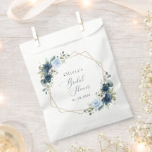 Navy Flowers, Blue Flowers, Boho, Bridal Shower