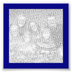Navy Frame Photo Print