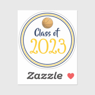 Navy & Gold Basketball Class Year Graduation