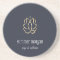 Navy & Gold Lotus Logo | Yoga Wellness Meditation