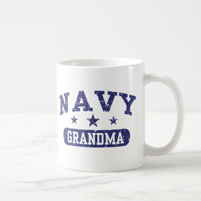 Navy Grandma Coffee Mug (Right)