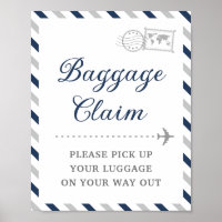 Navy Grey Baggage Claim Travel Airline Favour Tabl