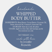 Navy Handmade Body Butter Organic