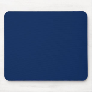 Navy Indigo Solid Colour Classic and Elegant Mouse Pad