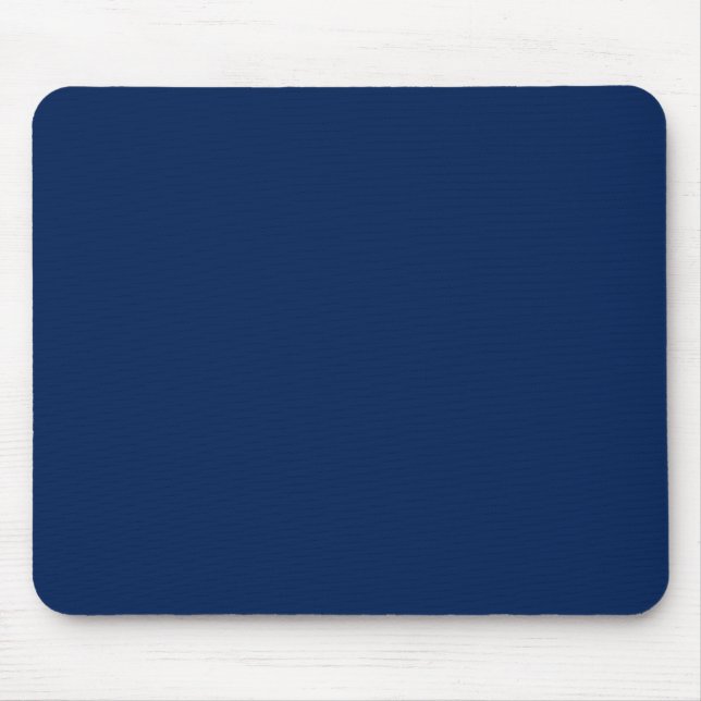 Navy Indigo Solid Colour | Classic and Elegant Mouse Pad (Front)