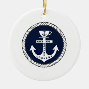 Navy Joe Coffee Company Christmas Ornament