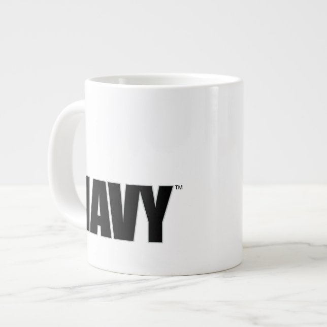 Navy Large Coffee Mug (Front Left)
