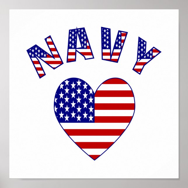 Navy Love Poster (Front)