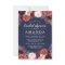 Navy Marsala Peony Fall Bridal Shower Invitations