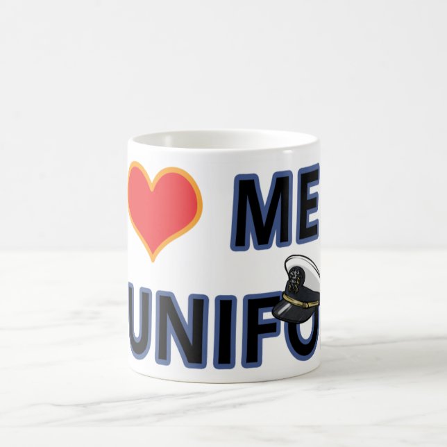 NAVY MEN IN UNIFORM COFFEE MUG (Center)