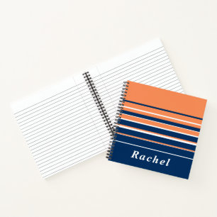 Navy Monogrammed Notebook