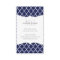 Navy Moroccan Tiles Lattice Personalised