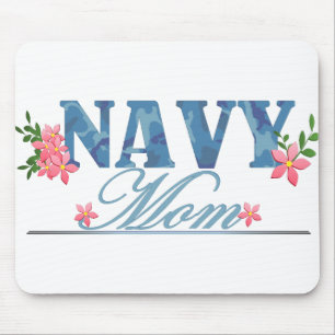 Navy Mum (Cammo) Mouse Pad
