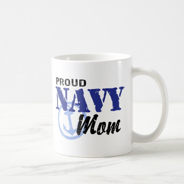 Navy Mum Coffee Mug (Right)