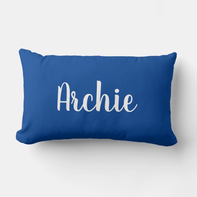 Navy Name Pillow (Front)