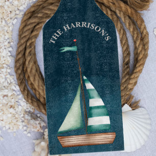 Navy Nautical Sail Boat House Custom Cutting Board