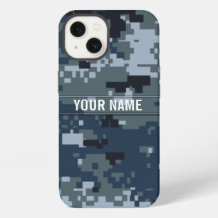 Navy NWU Camouflage Customisable iPhone 13 Case