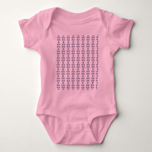 Navy Pale Pink Gavel advocacy lawyer Baby Bodysui Baby Bodysuit