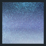 Navy Pastel Blue Triple Glitter Ombre Gradient Faux Canvas Print<br><div class="desc">This elegant, glamourous, and chic print is perfect for the trendy and stylish girly girl. It features a faux printed sparkly navy blue glitter into periwinkle blue into pastel blue gradient ombre. It's modern, pretty, girly, unique, and cool. ***IMPORTANT DESIGN NOTE: For any custom design request such as matching product...</div>