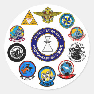 Navy Photographer Commands Sticker