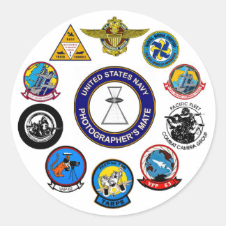 Navy Photographer Commands Sticker