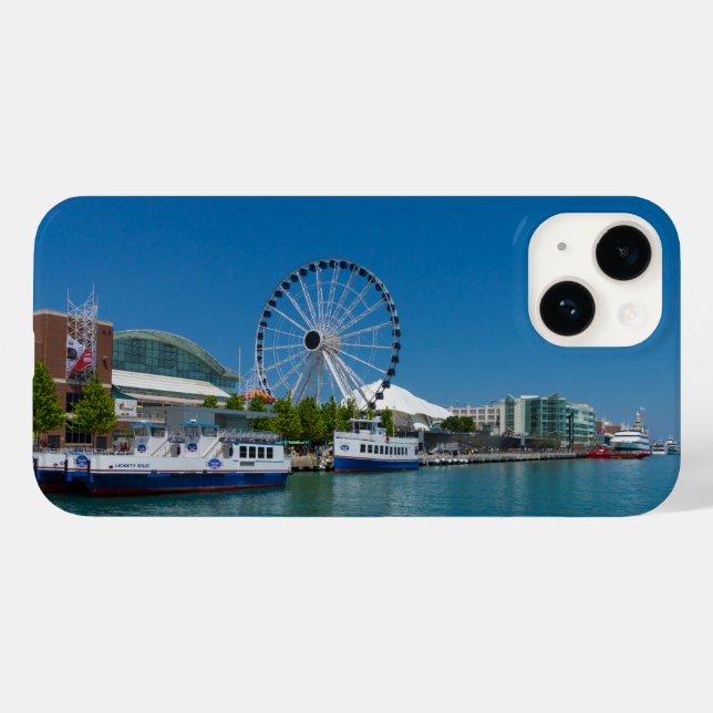 Navy Pier Case-Mate iPhone Case (Back (Horizontal))