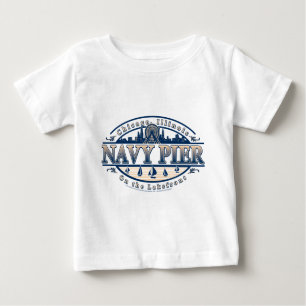 Navy Pier Chicago Baby T-Shirt