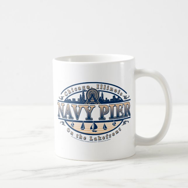Navy Pier Chicago Coffee Mug (Right)