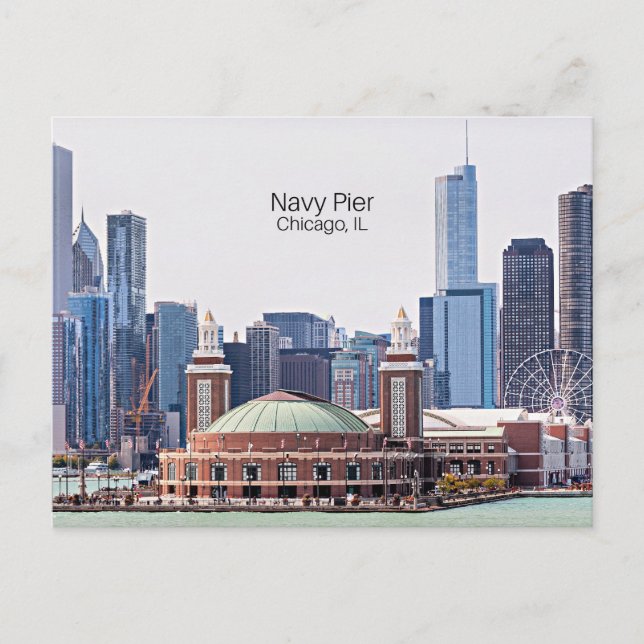 Navy Pier, Chicago, IL Postcard (Front)