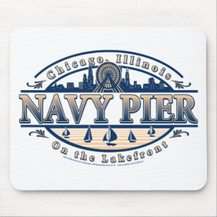Navy Pier Chicago Mouse Pad
