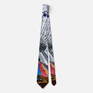 Navy Pier Ferris Wheel Neck Tie