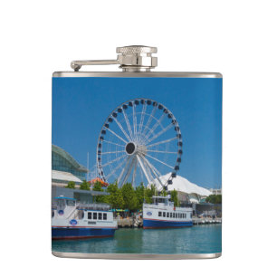 Navy Pier Hip Flask