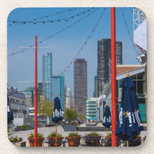 Navy Pier Lines Coaster