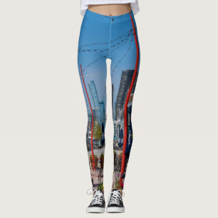 Navy Pier Lines Leggings