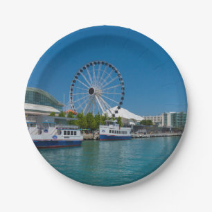 Navy Pier Paper Plate