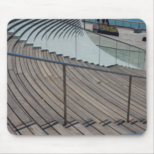 Navy Pier Stairs Mouse Pad