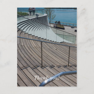Navy Pier Stairs Postcard