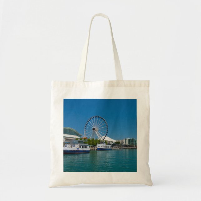Navy Pier Tote Bag (Front)