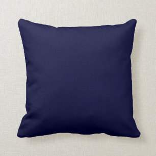 navy pillow solid colour