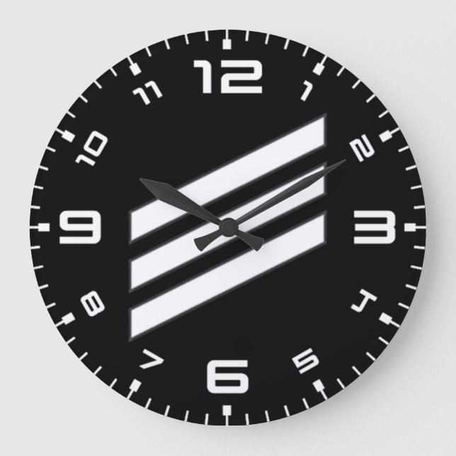 Navy Rank E-3 Seaman Large Clock (Front)