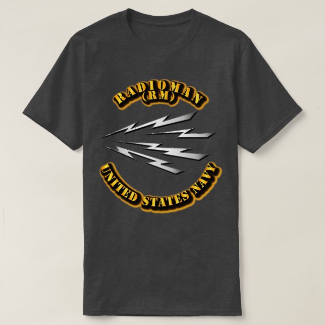 Navy Rate Radioman T-Shirt (Design Front)