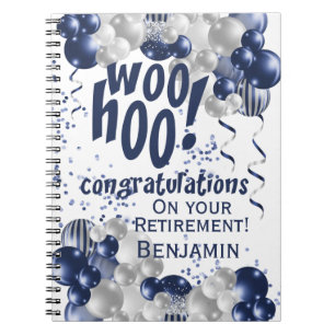 Navy Retirement Congratulations Notebook