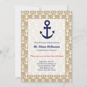 Navy Retirement Invitation